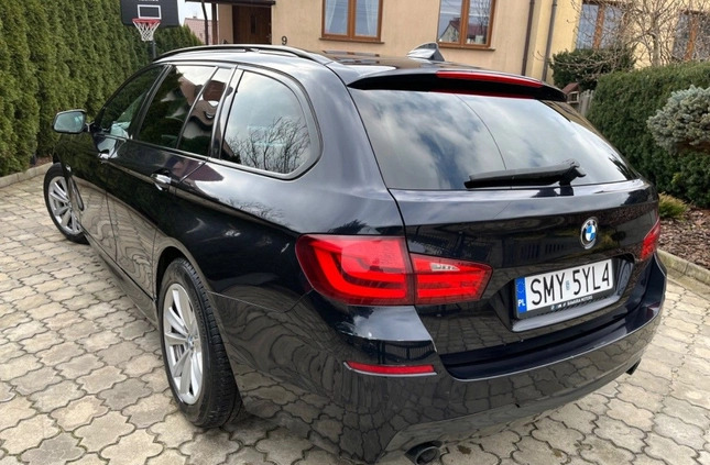 BMW Seria 5 cena 69999 przebieg: 199000, rok produkcji 2012 z Barczewo małe 596